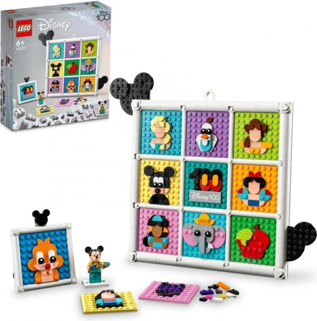LEGO Disney – 100 lat kultowych animacji ścienna mozaika zestaw