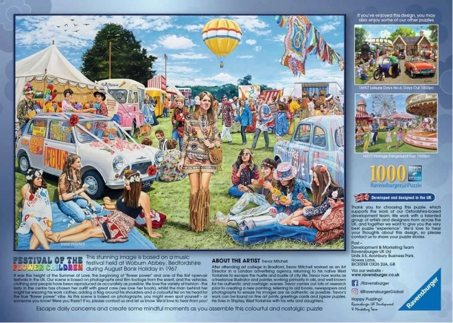 Ravensburger Puzzle Festiwal Kwiatowych Dzieci 1000 elementów