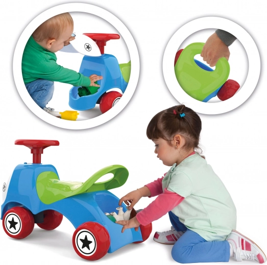 Praktyczny schowek pod siedziskiem