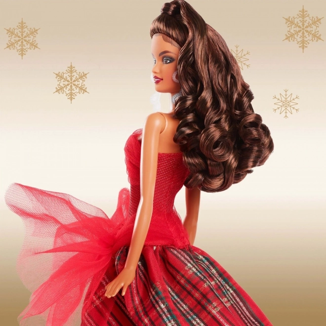 Brunetka Barbie na Święta