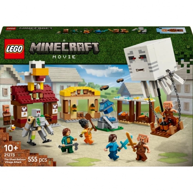 LEGO Minecraft 21273 Atak balonowego Ghasta na wioskę