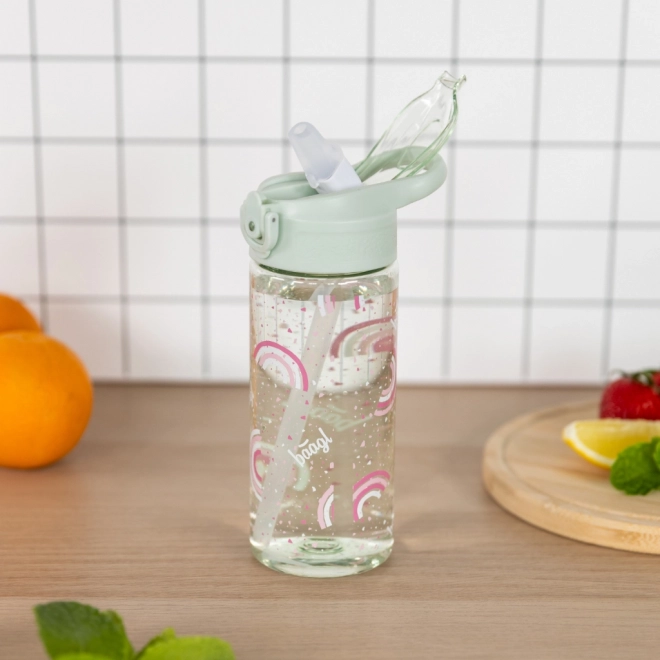 Butelka tritanowa do picia ze słomką Tęcza 500 ml