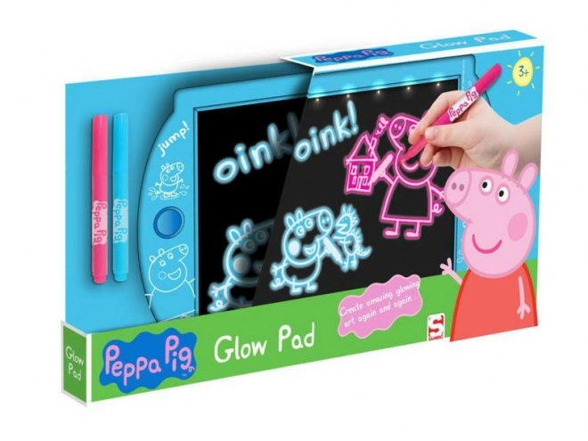 Świecąca tablica do rysowania Świnka Peppa