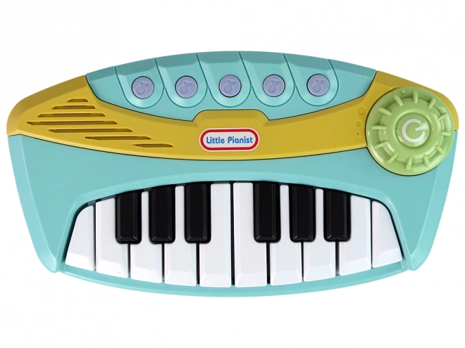 Mały pianista Interaktywny niebieski pianino
