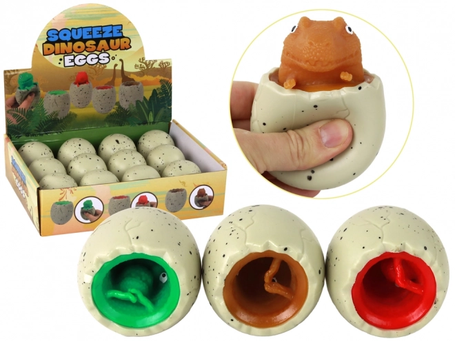 Antystresowa zabawka Dinozaur w jajku Squishy squishy
