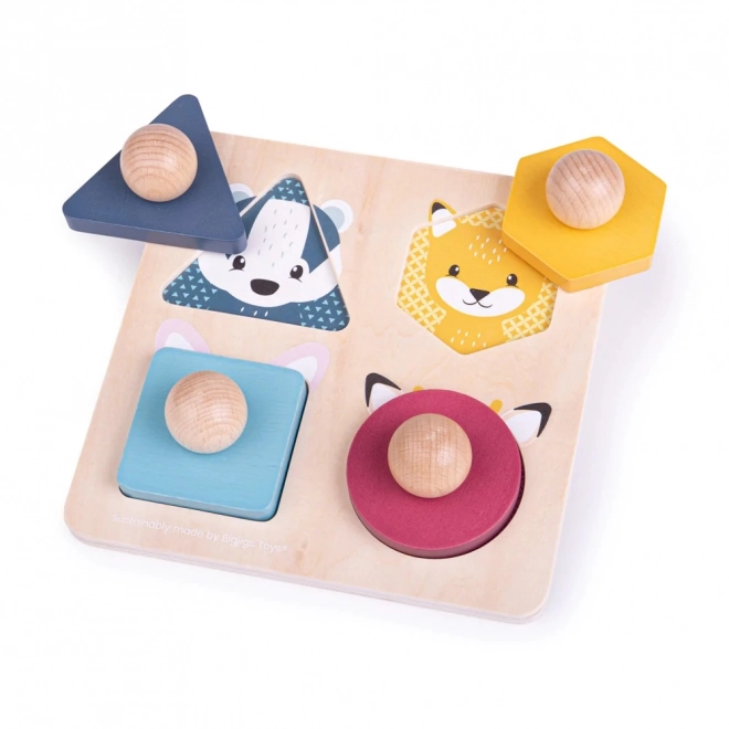 Bigjigs Toys Puzzle w kształcie zwierzątek