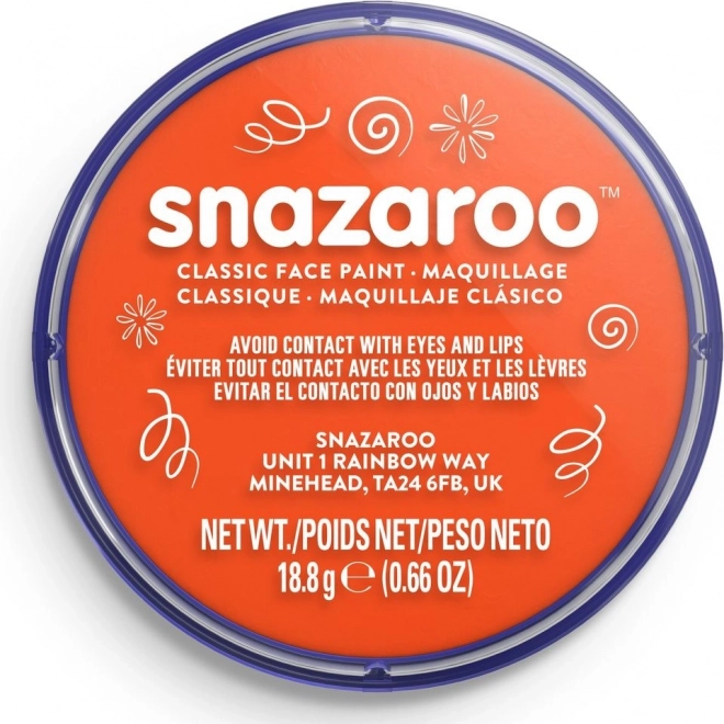 Snazaroo farba do twarzy ciemnopomarańczowa 18ml