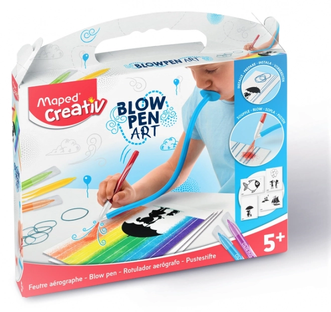 Zestaw dmuchanych pisaków Maped String'Art Blowpen