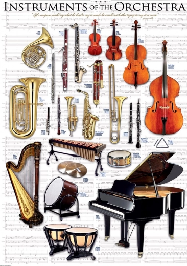 Puzzle EUROGRAPHICS instrumenty orkiestry 1000 elementów