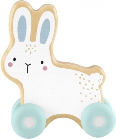 Drewniany króliczek na kółkach FISHER-PRICE
