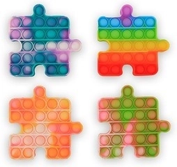 Gra pop it puzzle tęczowe