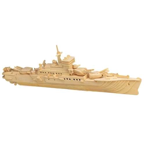 Woodcraft Drewniane 3D puzzle statek krążownik