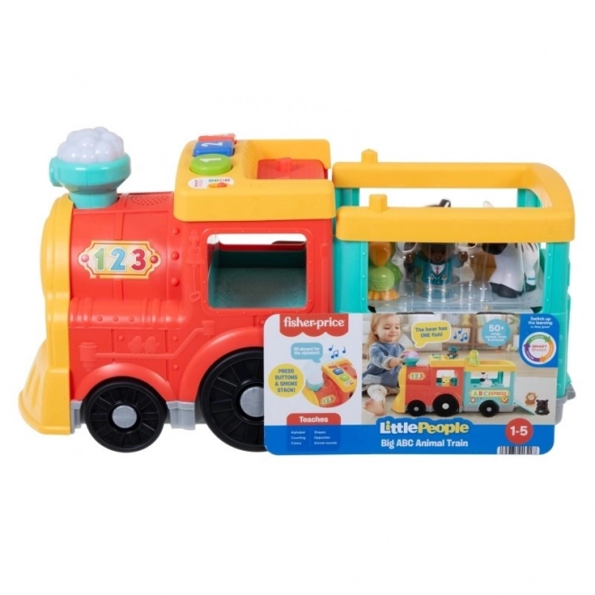 Edukacyjny pociąg ze zwierzątkami Fisher Price Little People