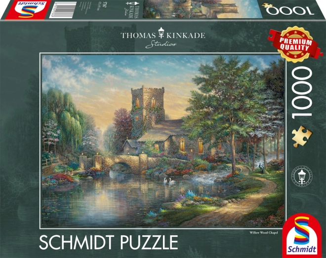 Puzzle Kapliczka w wierzbowym lesie 1000 elementów