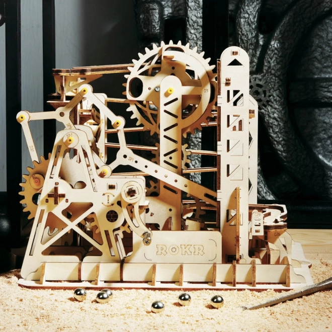 Tor wyścigowy Marble Explorer - 3D drewniana konstrukcja