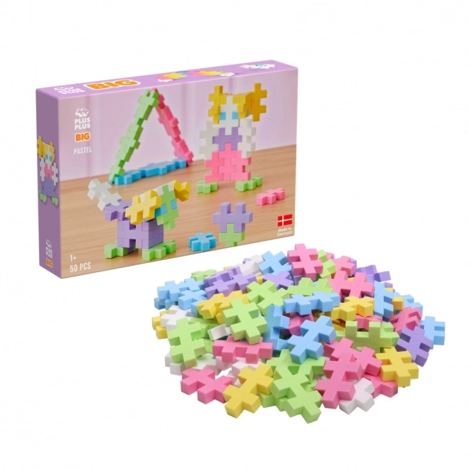 Kreatywny zestaw Plus-Plus BIG Pastel dla dzieci