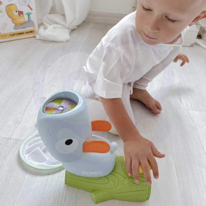 Woopie Gra Zręczności Złap Frisbee Wyrzutnia dysków