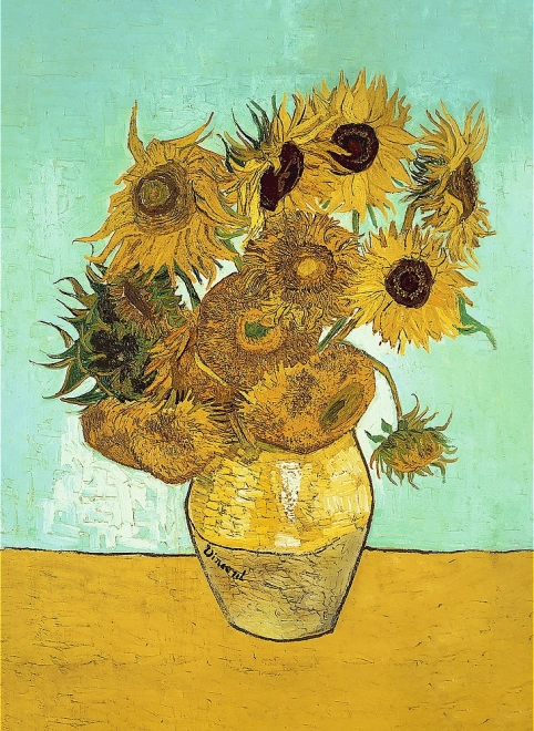 TrefL drewniane puzzle Vincent van Gogh - Słoneczniki