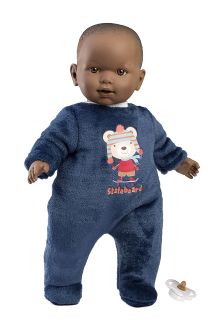Llorens 14247 BABY ZAREB - realistyczna lalka niemowlę z miękkim materiałowym ciałem - 42 cm