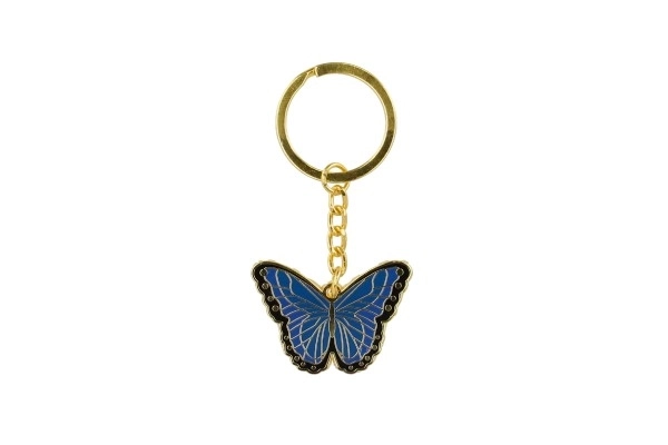 Metalowy breloczek Motyl