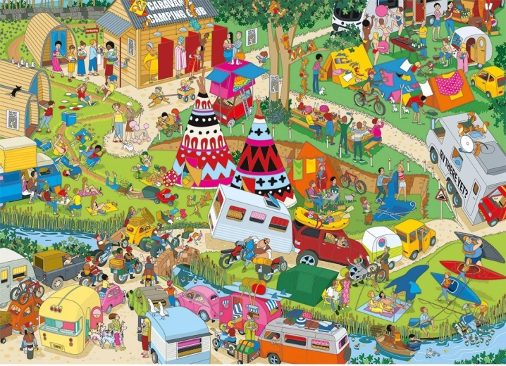 Puzzle Jokesaws Kemp Capers 1000 elementów od Gibsons