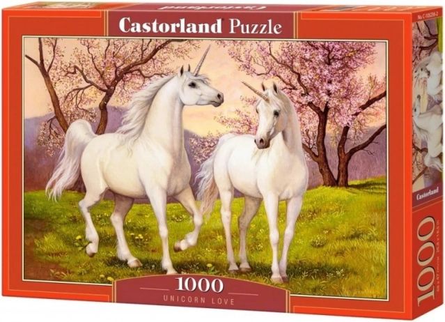 Puzzle 1000 elementów Zakochane jednorożce