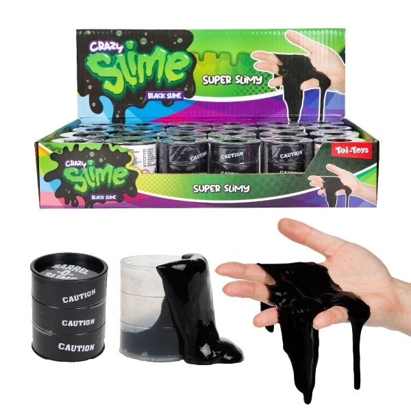 Sliz - masa w beczułce 5cm czarna 24 sztuki w pudełku