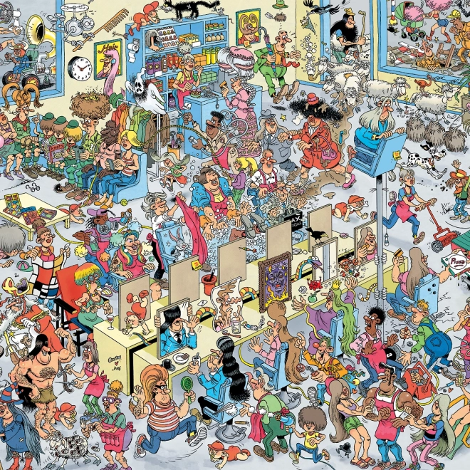 Puzzle U fryzjera 1000 elementów od Jana van Haasterena