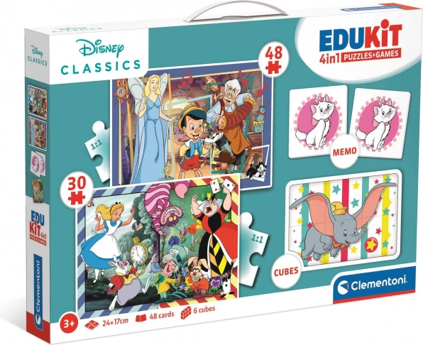 Clementoni zestaw gier Disney klasyka 4w1