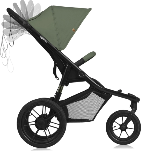 Daszek XXL z UPF50+ i magnetycznym okienkiem