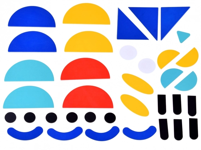 Drewniana układanka Montessori Tangram
