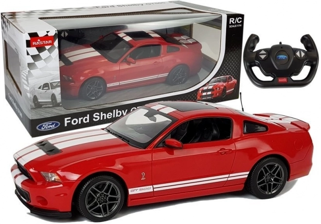 Wyścigowe auto zdalnie sterowane Ford Shelby GT500 1:14 czerwone