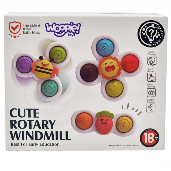 Zabawka dla dzieci WOOPIE 3w1 Spinner