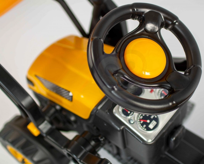 Dziecięcy traktor na pedały z przednią ładowarką