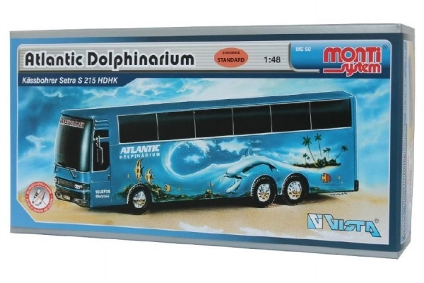Zestaw Monti System MS 50 Atlantic Delfinarium Autobus 1:48 w pudełku 31,5x16,5x7,5cm