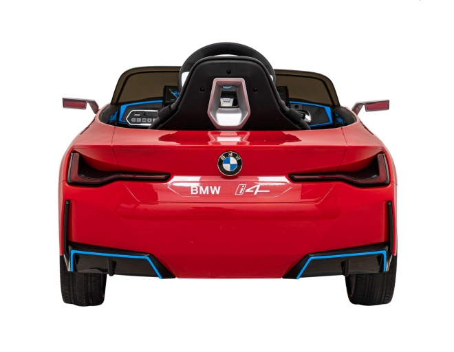 Samochód dziecięcy na baterię BMW i4 – Czerwony