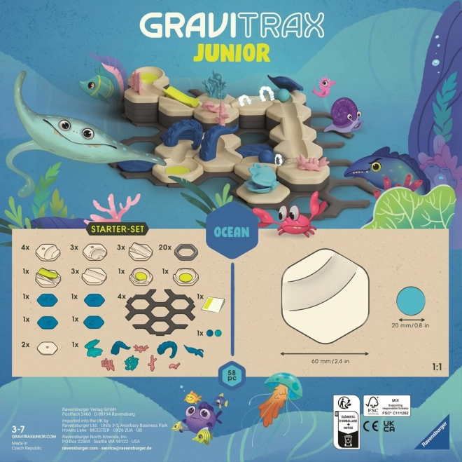 Ravensburger GraviTrax Junior Zestaw Startowy Ocean