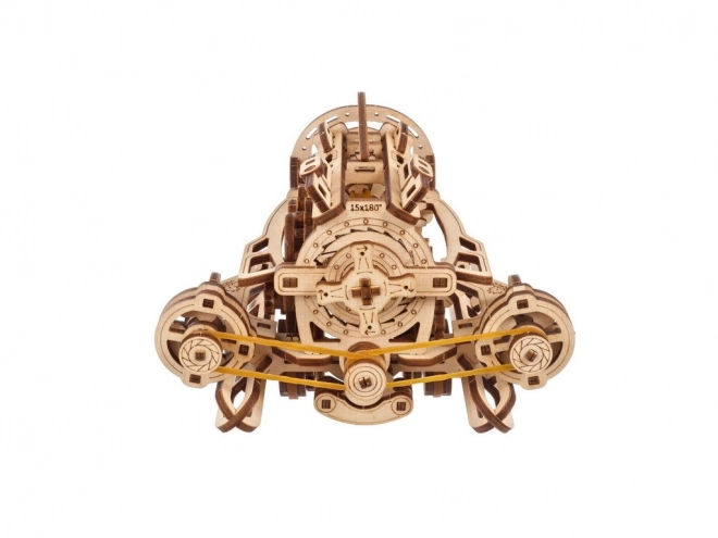 Drewniane 3D mechaniczne puzzle Steampunkowa łódź podwodna