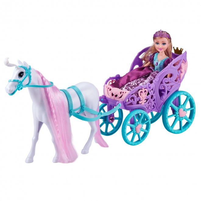 Księżniczka Sparkle Girlz z koniem i powozem