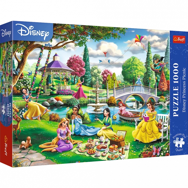 Puzzlowe premium 1000 elementów – piknik z księżniczką DISNEY