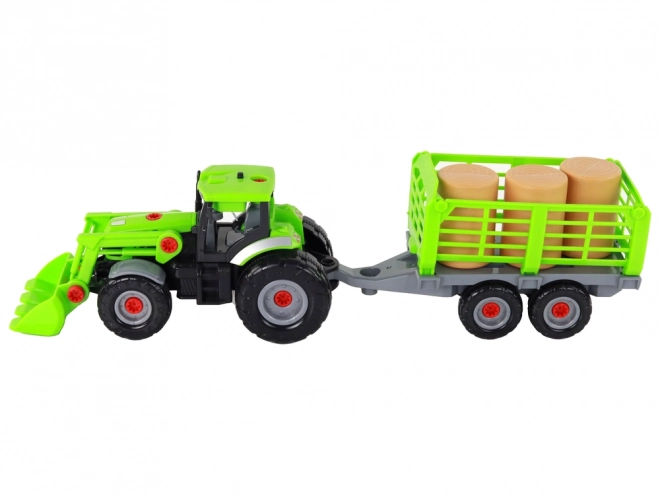 Traktor Traktor DIY z przyczepą Maszyna rolnicza Śrubokręt
