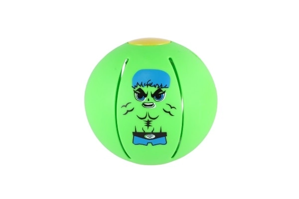 Płaski Piłka - Rzuć dysk, złap piłkę! plastik 8cm 4 kolory 12szt w pudełku