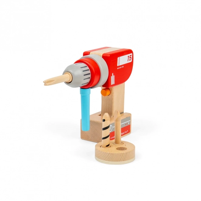 Bigjigs Toys Drewniana wiertarka