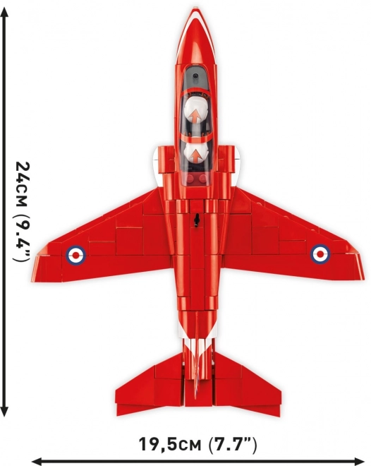 Zestaw Konstrukcyjny BAe Hawk T1 Czerwone Strzały 389 elementów
