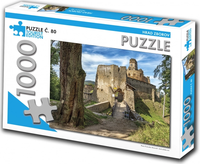 Edycja turystyczna puzzle Hrad Zborov 1000 kawałków