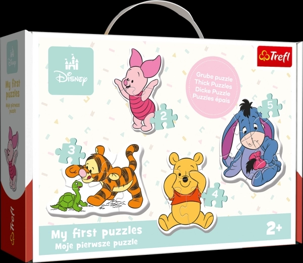 Dziecięce puzzle Disney: Kubuś Puchatek 4w1