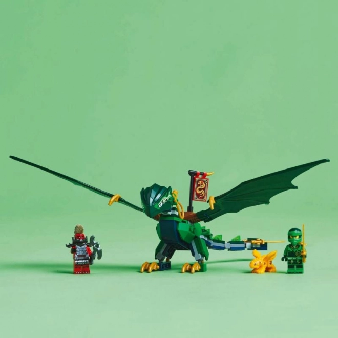 Lego Ninjago zielony smok leśny Lloyda