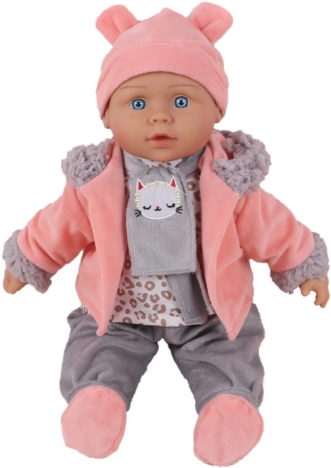 Smily Play Lalka Julka Interaktywna Bobas 40 cm Mówi PL/ENG SP84556