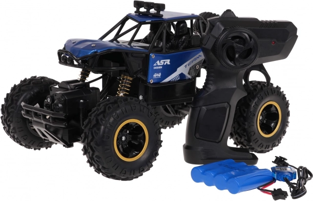 RC rock crawler 1:16 Monster Rock 4x4 – Niebieski