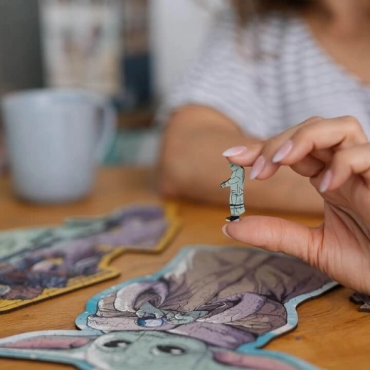 Nieregularne kształty i 10 tematycznych figurek